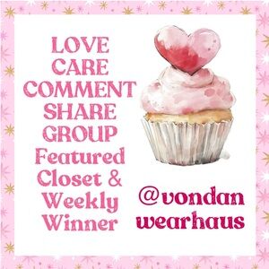 Congrats to Vonnie! This week’s featured closet and weekly giveaway winner!